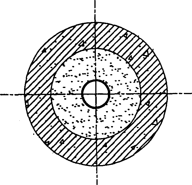 Method for measuring pipe pile swing resulted from foundation ditch digging