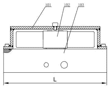 Split-type deep sea hydraulic valve box