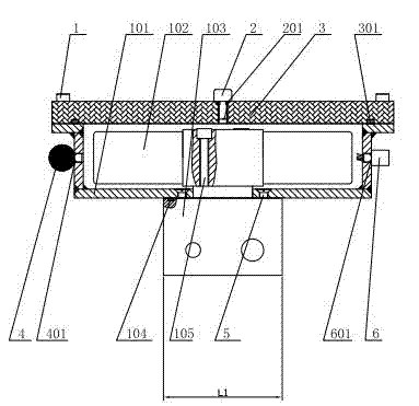 Split-type deep sea hydraulic valve box