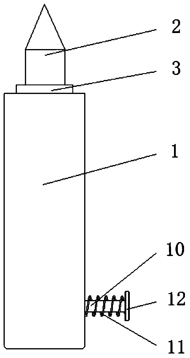 Automotive glass safe blasting breaking device