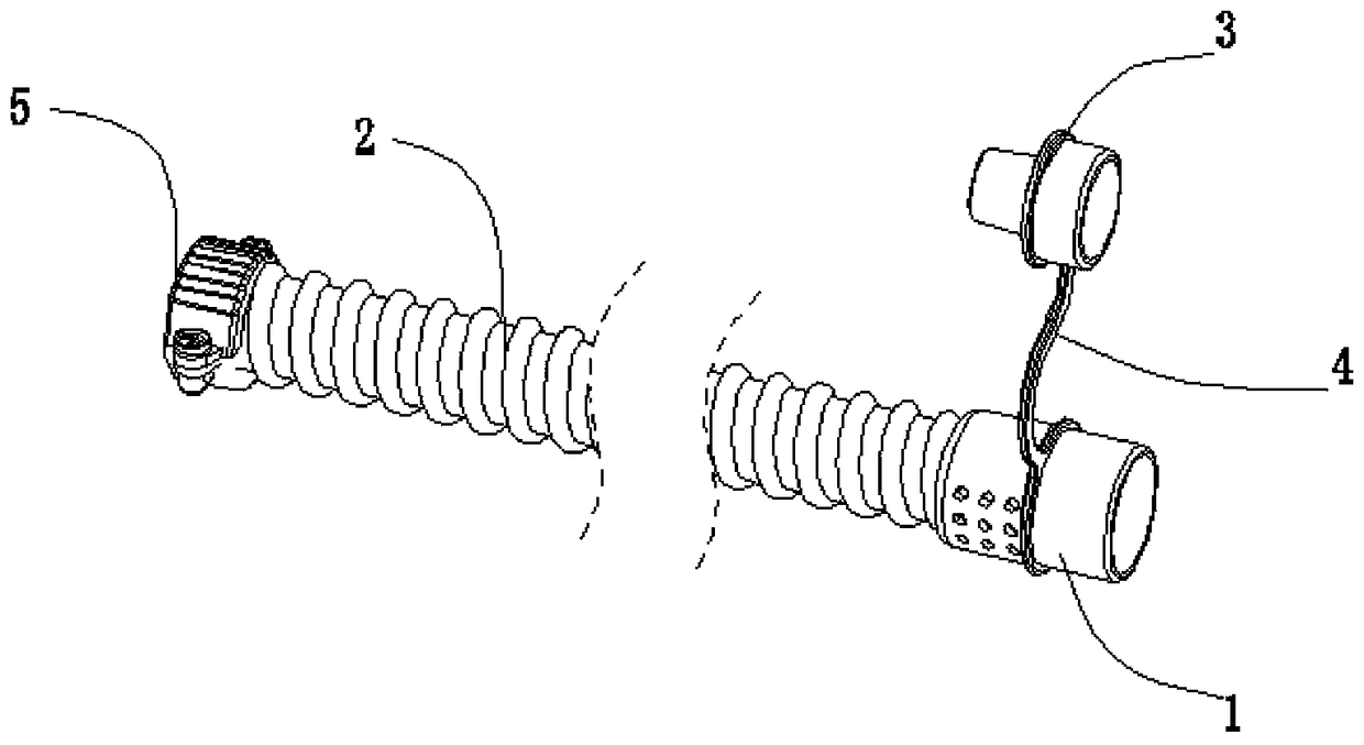 Inflatable hose for pool inflation