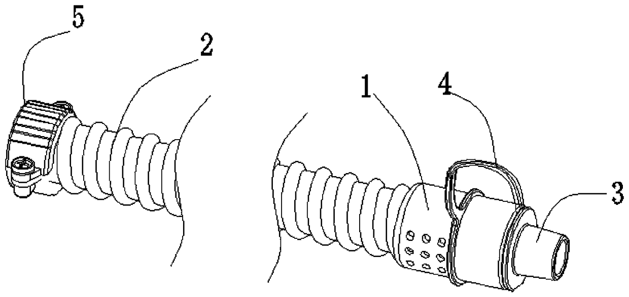 Inflatable hose for pool inflation