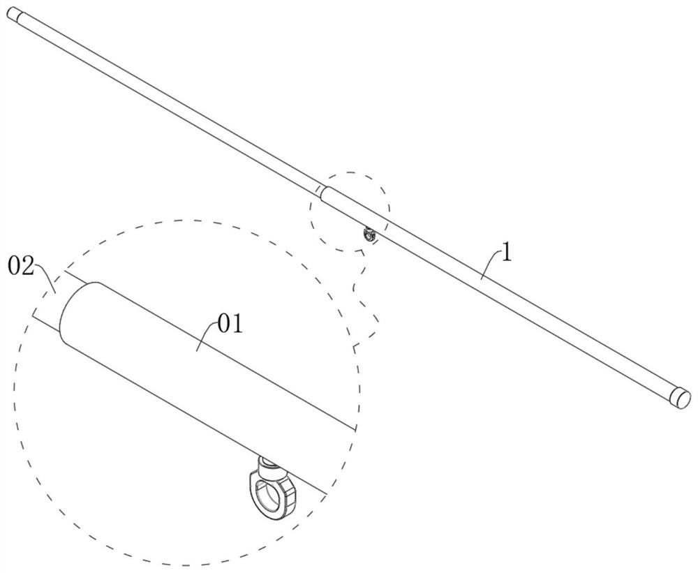 Emergency electric shock rescue device for substation