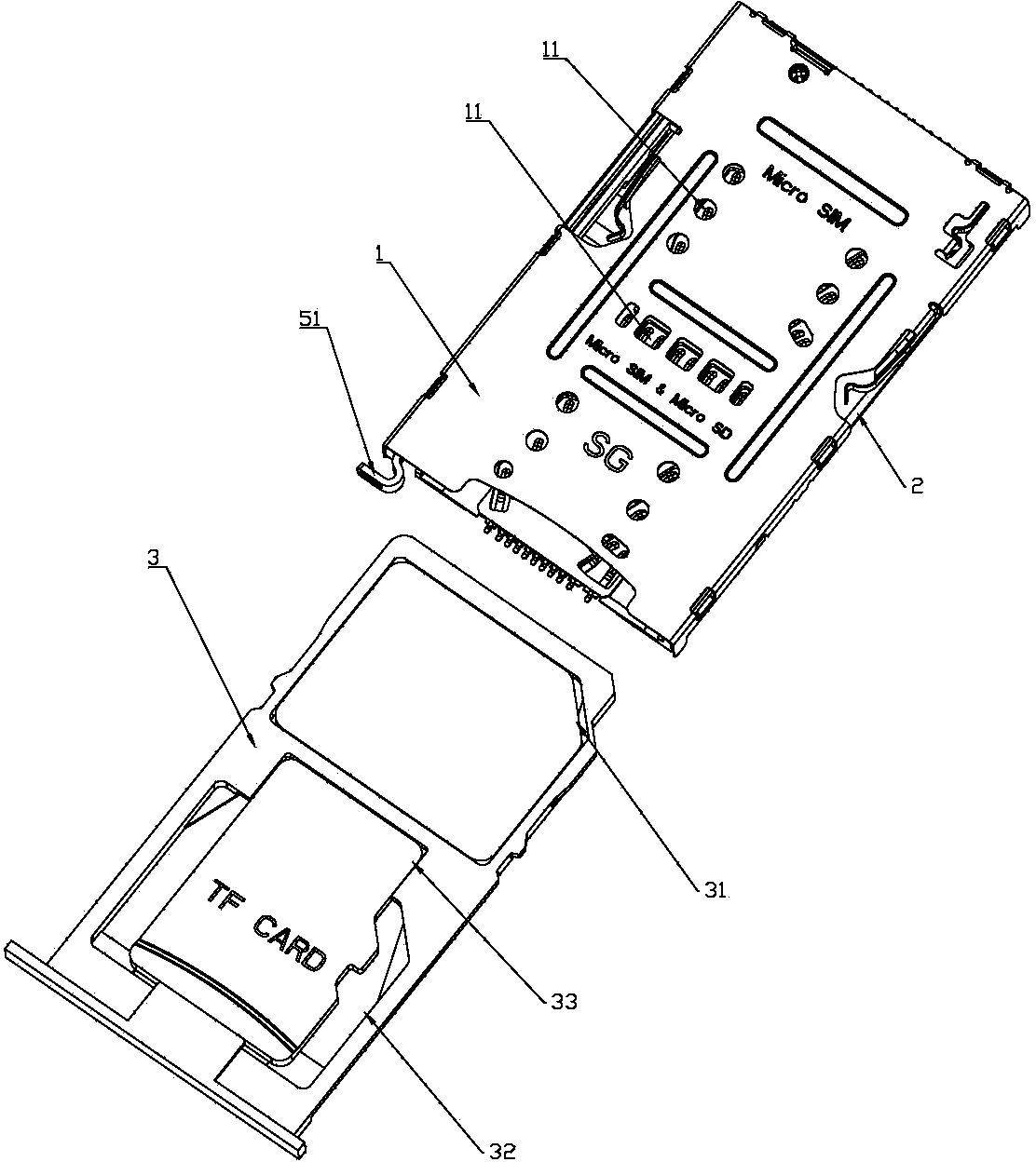 Side-by-side card base