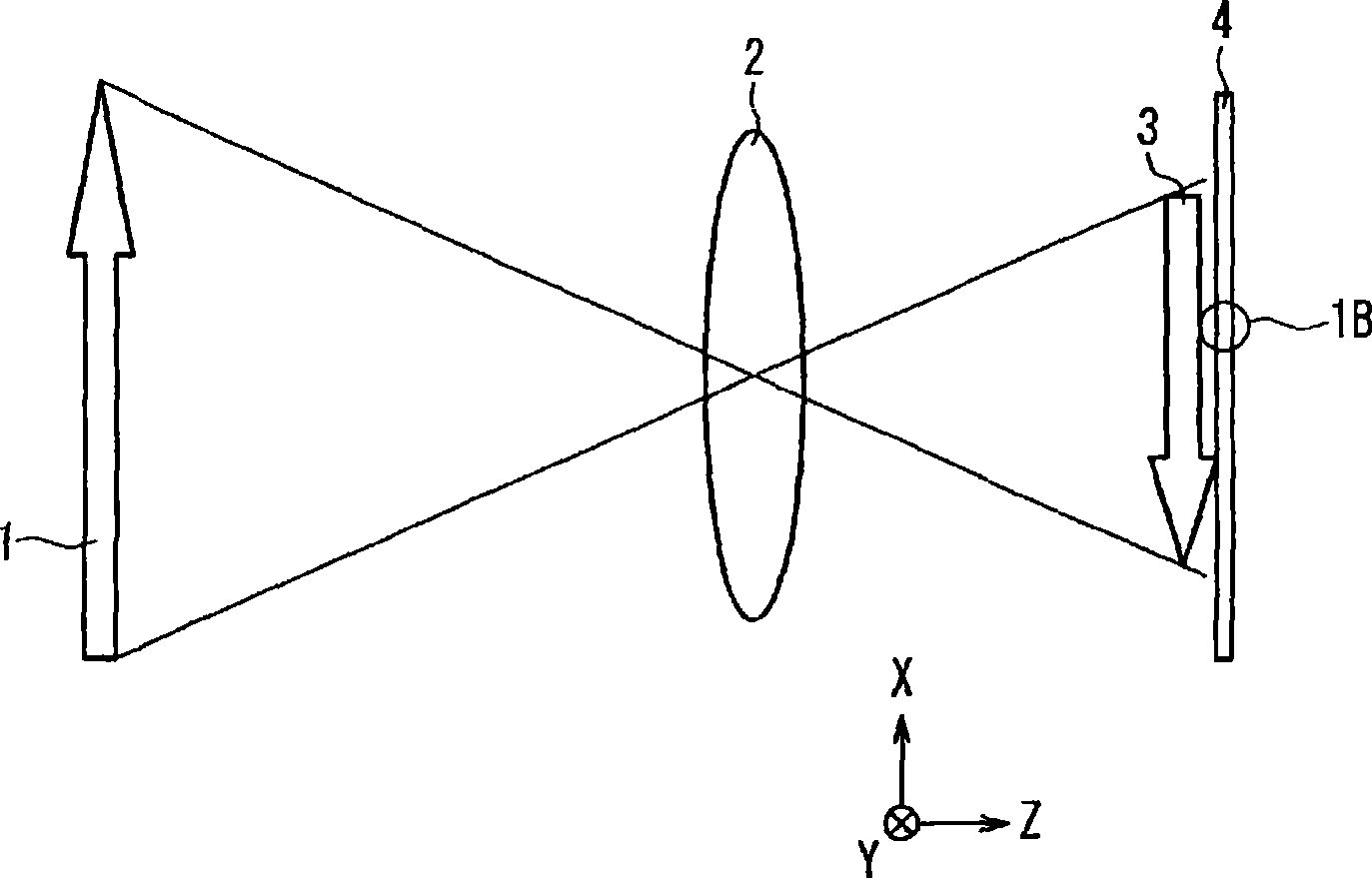 Light detecting device for imaging