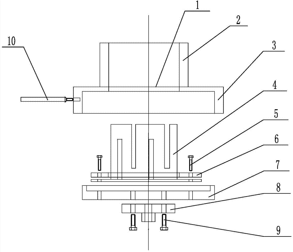 Sleeve wrench special for disconnecting switch moving contact overhaul