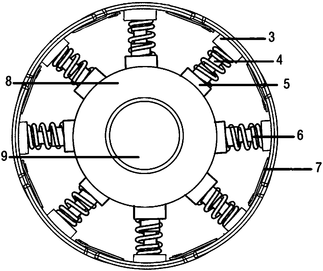 A variable diameter wheel hub