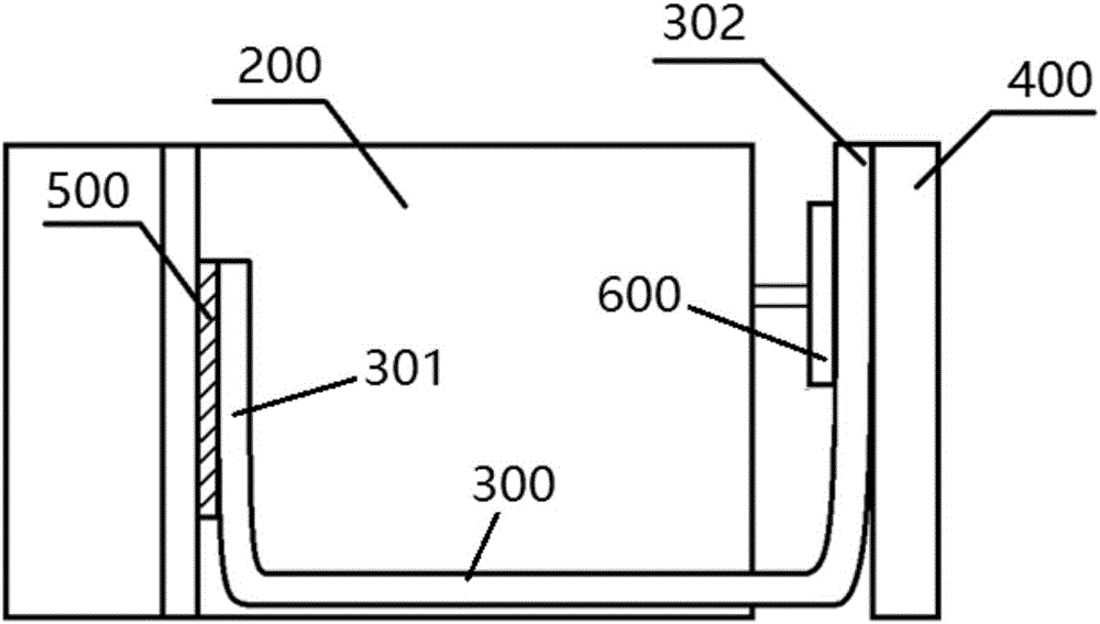 Secondary heat pipe-based heat-dissipation structure of server cabinet