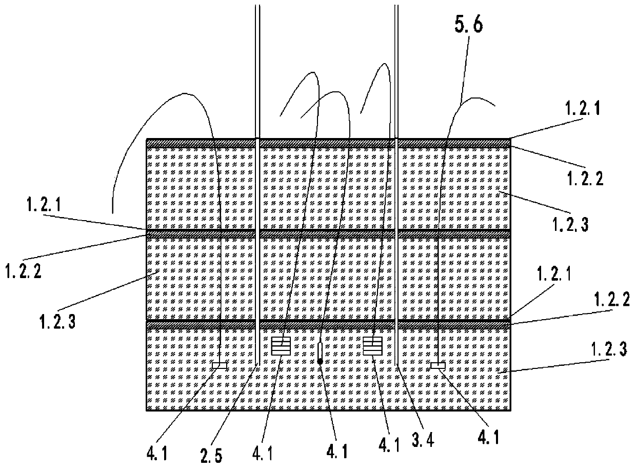 Saturated silty-fine sand layer induced grouting experimental model and experimental method