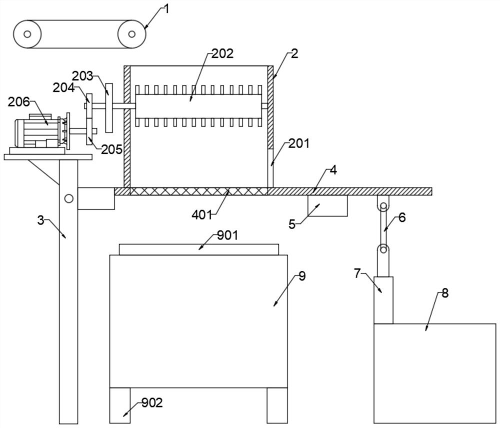 Chemical soil treatment device