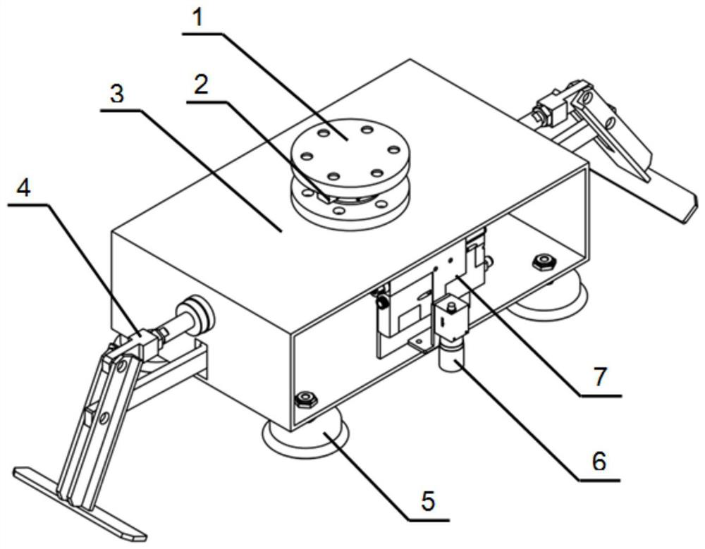 A dynamic handling device for rectangular glass parts based on vision and force feedback and its operation method