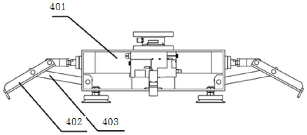 A dynamic handling device for rectangular glass parts based on vision and force feedback and its operation method