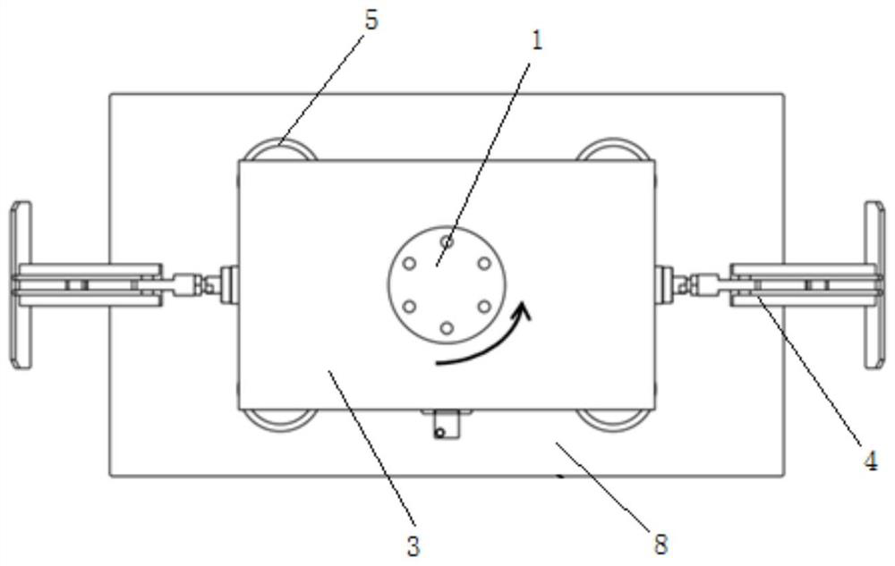 A dynamic handling device for rectangular glass parts based on vision and force feedback and its operation method