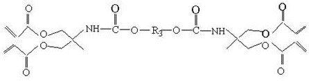 UV-LED and moisture dual-curable environment-friendly three-proofing adhesive and preparation method thereof