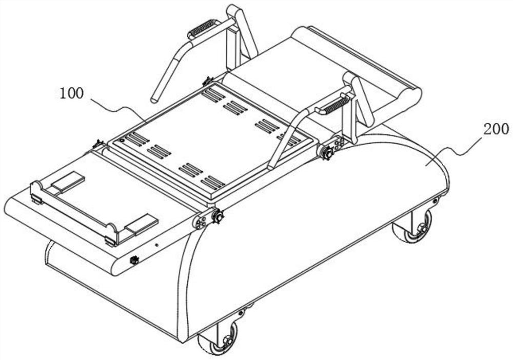 Transfer deck chair for tumor cancer chemotherapy