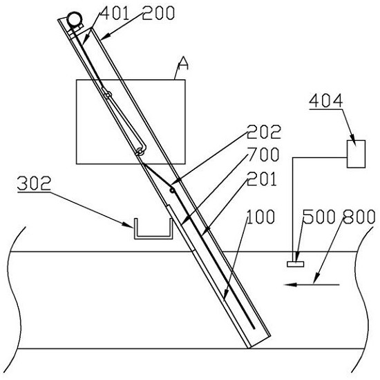 Secondary sedimentation tank water inlet residue filtering device in urban domestic sewage treatment system