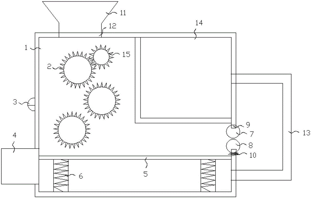 Opener capable of improving opening speed and quality and dedusting