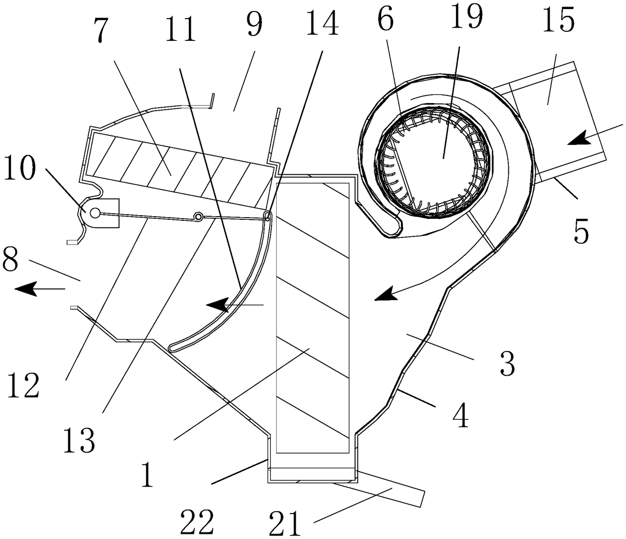 HVAC device used for vehicle and air conditioner mode conversion method