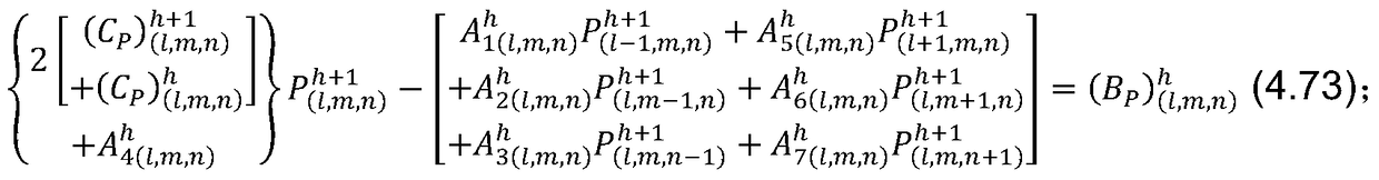 Calculation method of flow process of single-component gas in anisotropic coal seam