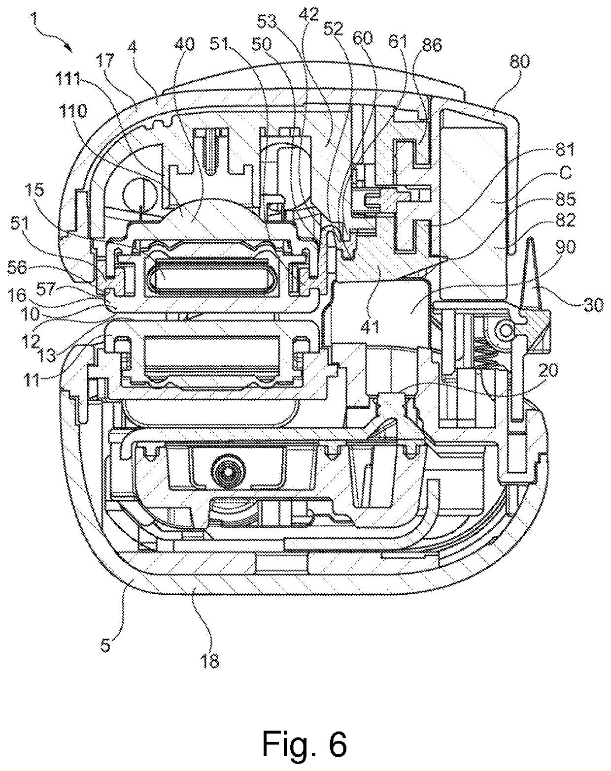 Hair Treatment Apparatus With Improved Sealing