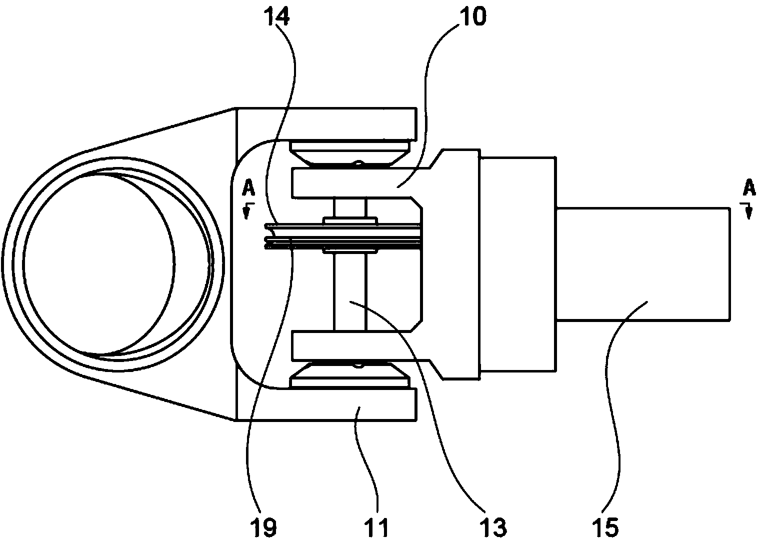 Joint of multi-section folding type remote operation mechanical arm