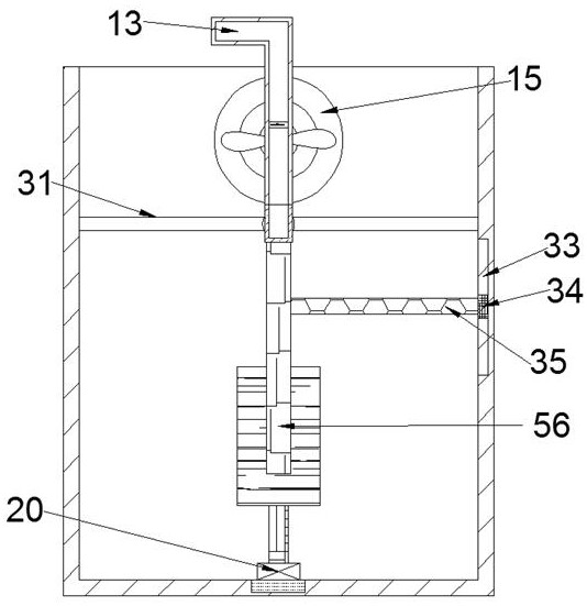 Cooling and dust removal device for computer mainframe