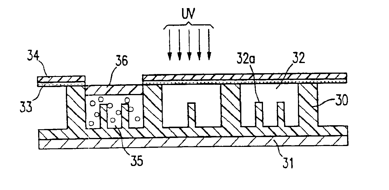 Electrophoretic display with sub relief structure for high contrast ratio and improved shear and/or compression resistance