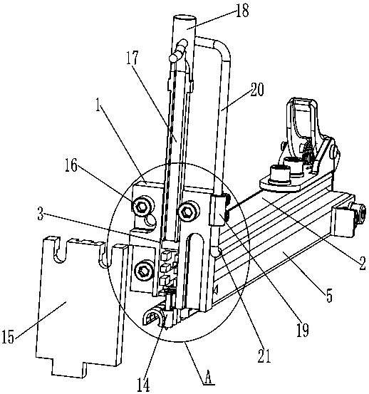 Plastic wire-arranging steel nail wire clip manual nailing gun