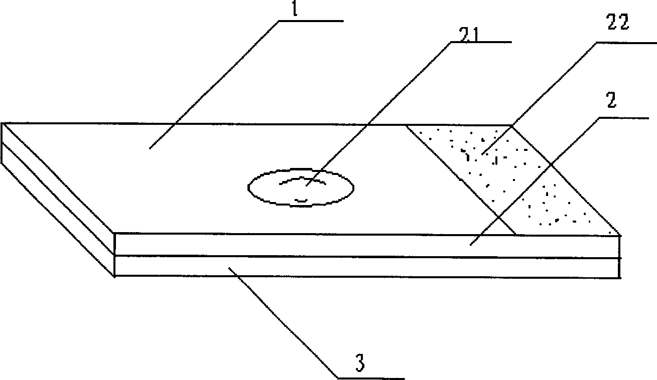 Processing technology for composite slide