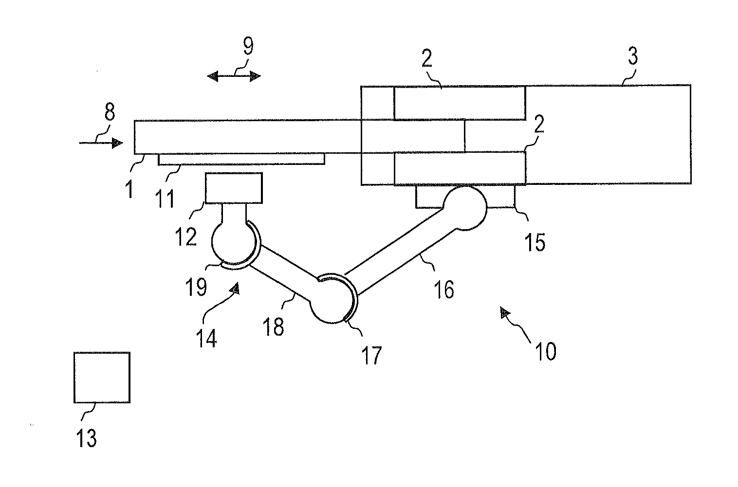 Device and method for checking a switching operation of an electric switch