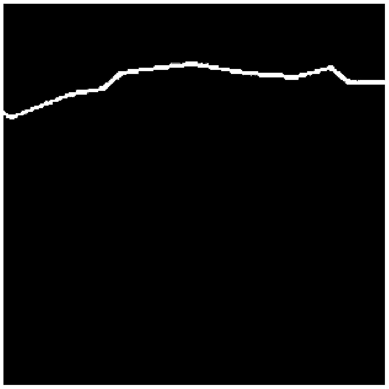 Tunnel lining crack image segmentation method