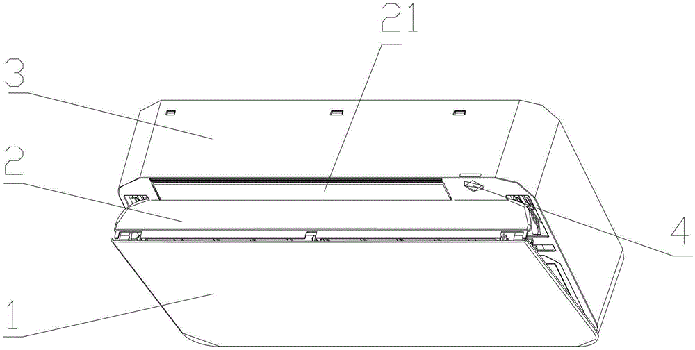 Air conditioner with projection function and control method