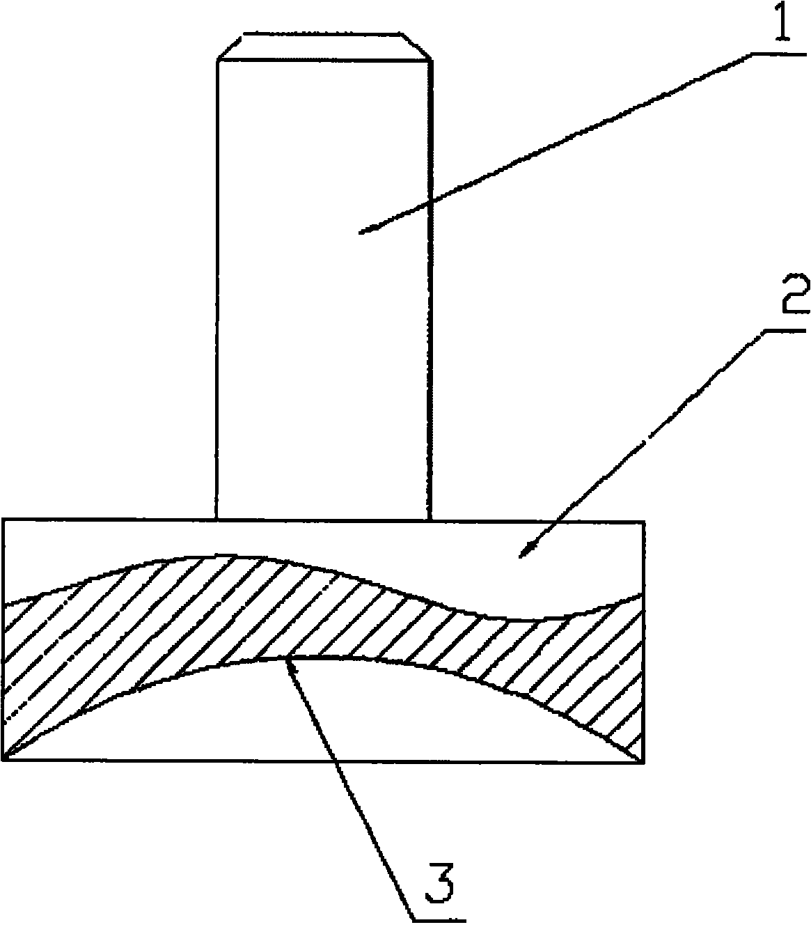 Structure of novel hole-piercing punch