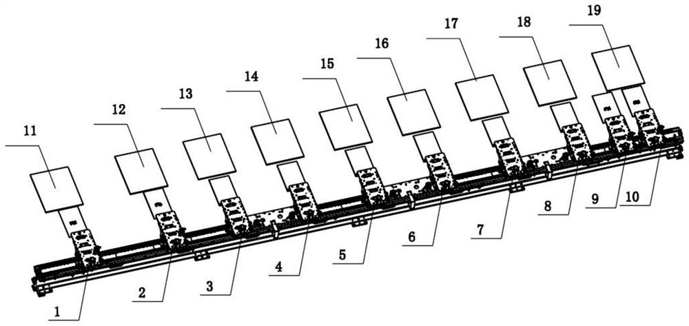 A kind of display screen ring paste synchronous handling mechanism and handling method thereof