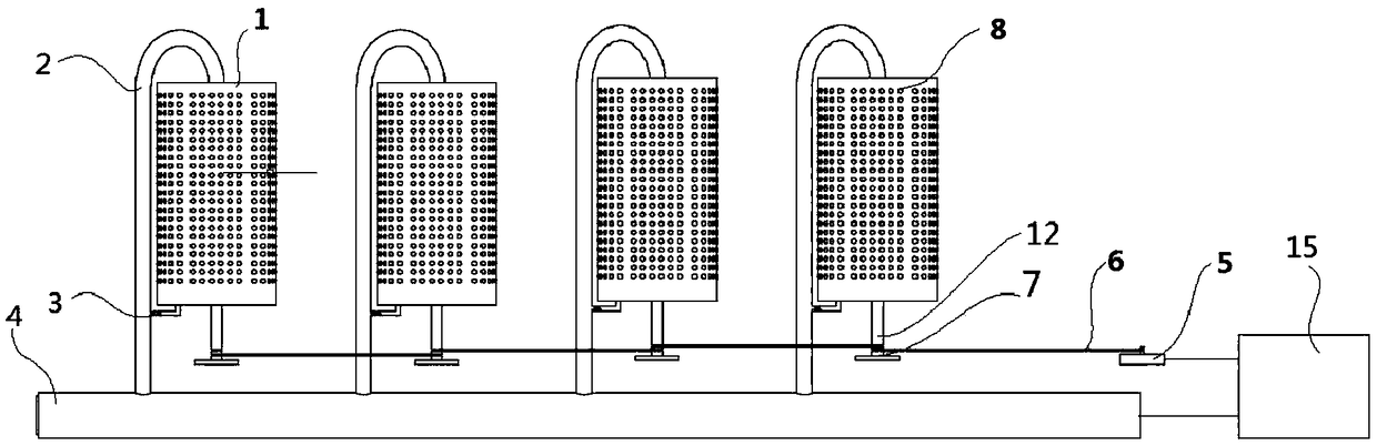 Three-dimensional roller-type automatic sprinkling irrigation planting apparatus