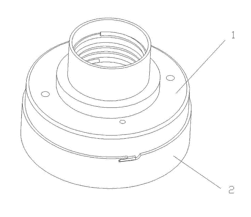 Sound control lamp holder