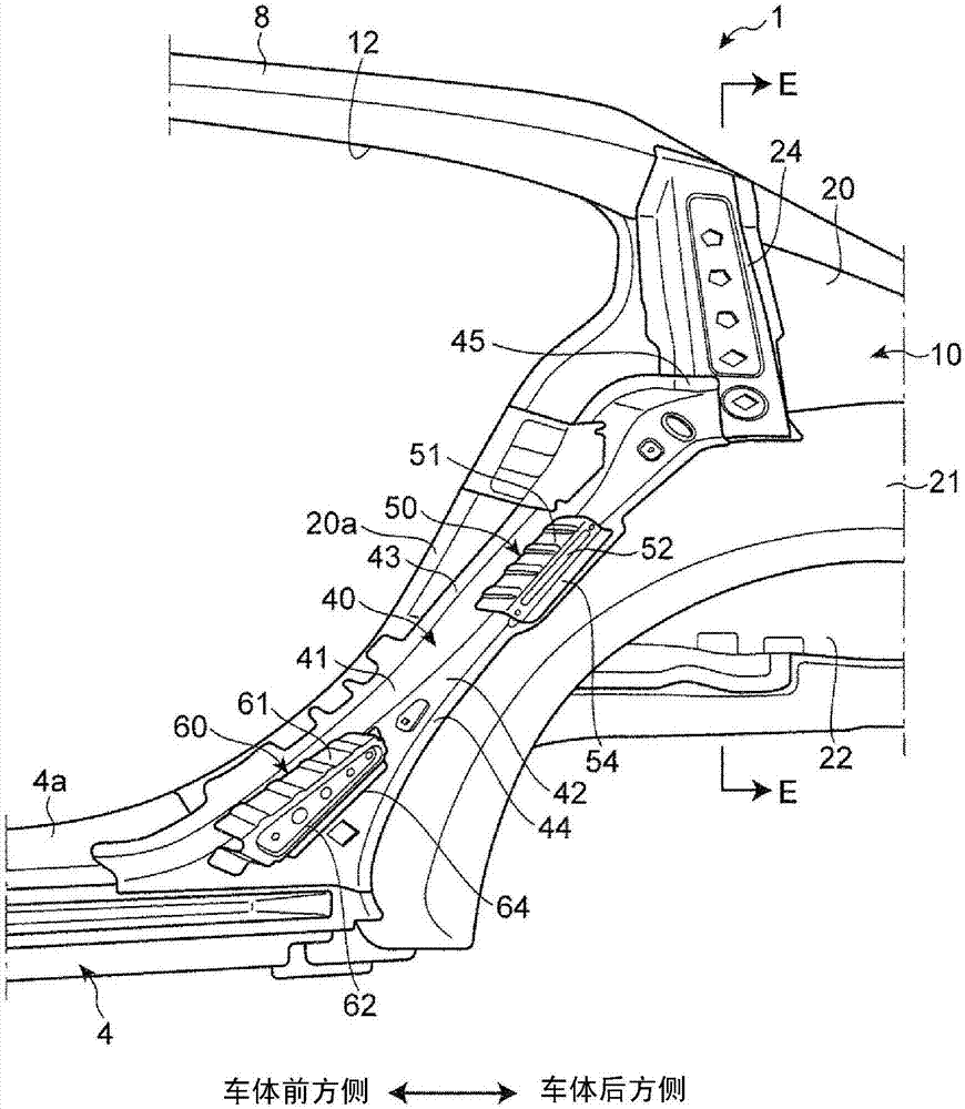 Side vehicle-body structure of automotive vehicle