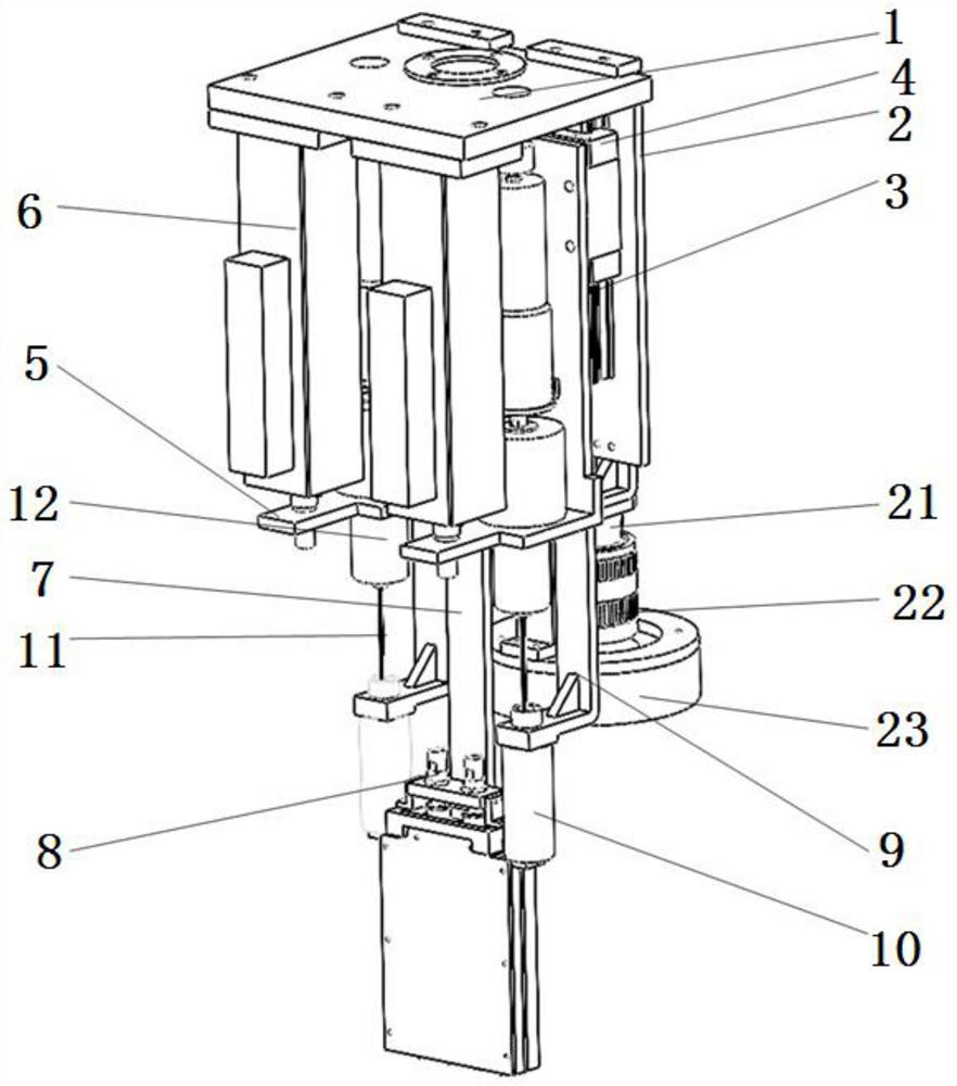 Actuator and assembling system and method for assembling T/R assembly of array antenna