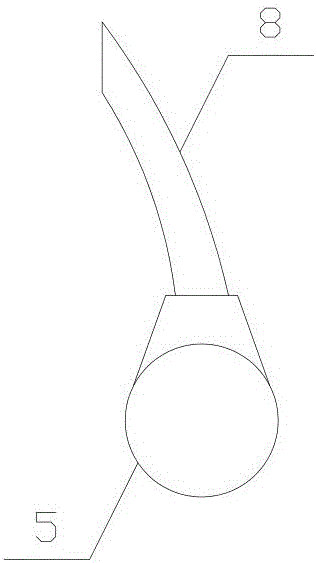 Impurity-scraping mechanism for cloth guide roller