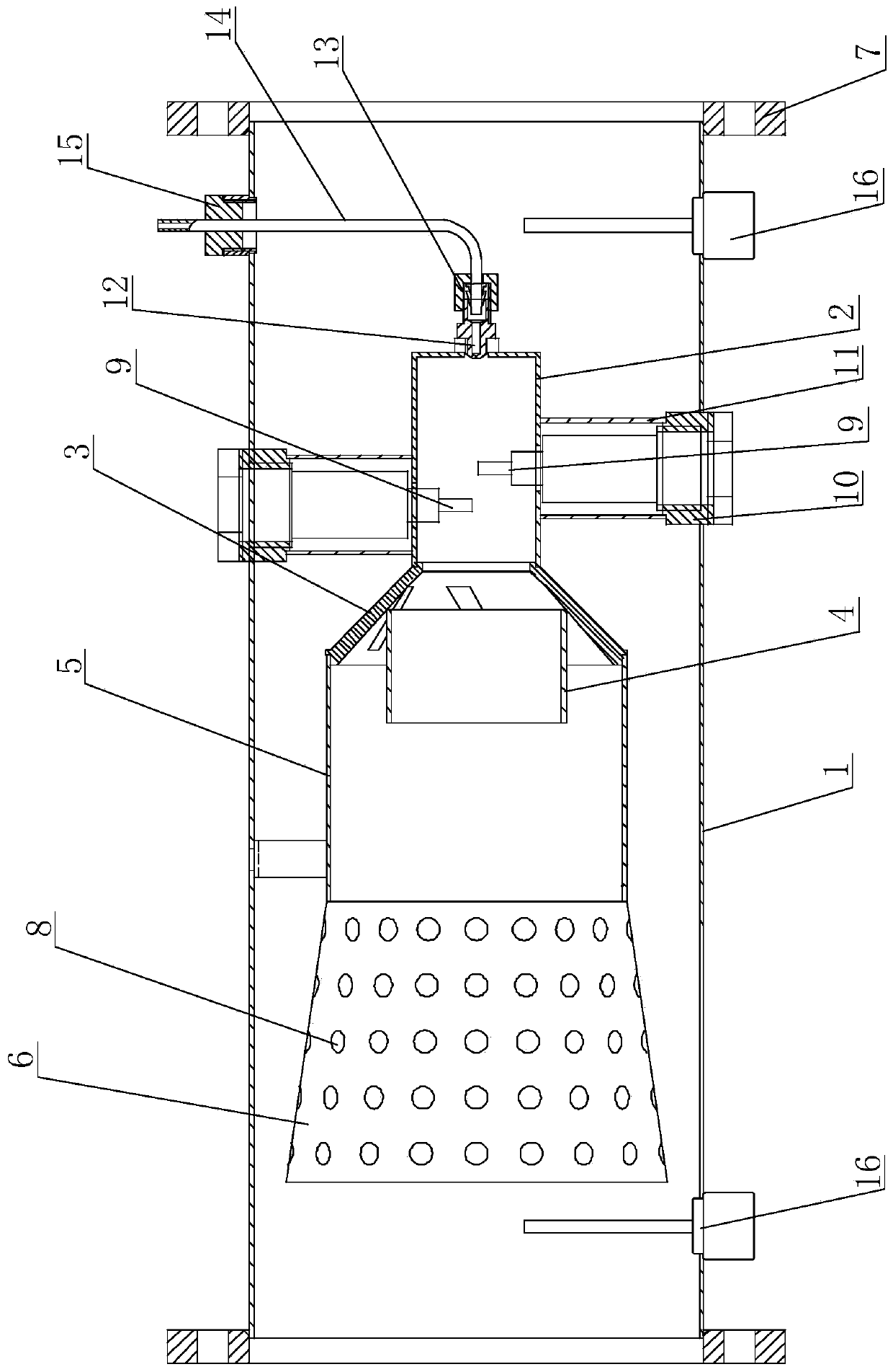 Burner meeting requirement of efficient regeneration in low-temperature condition of diesel particulate filter (DPF)