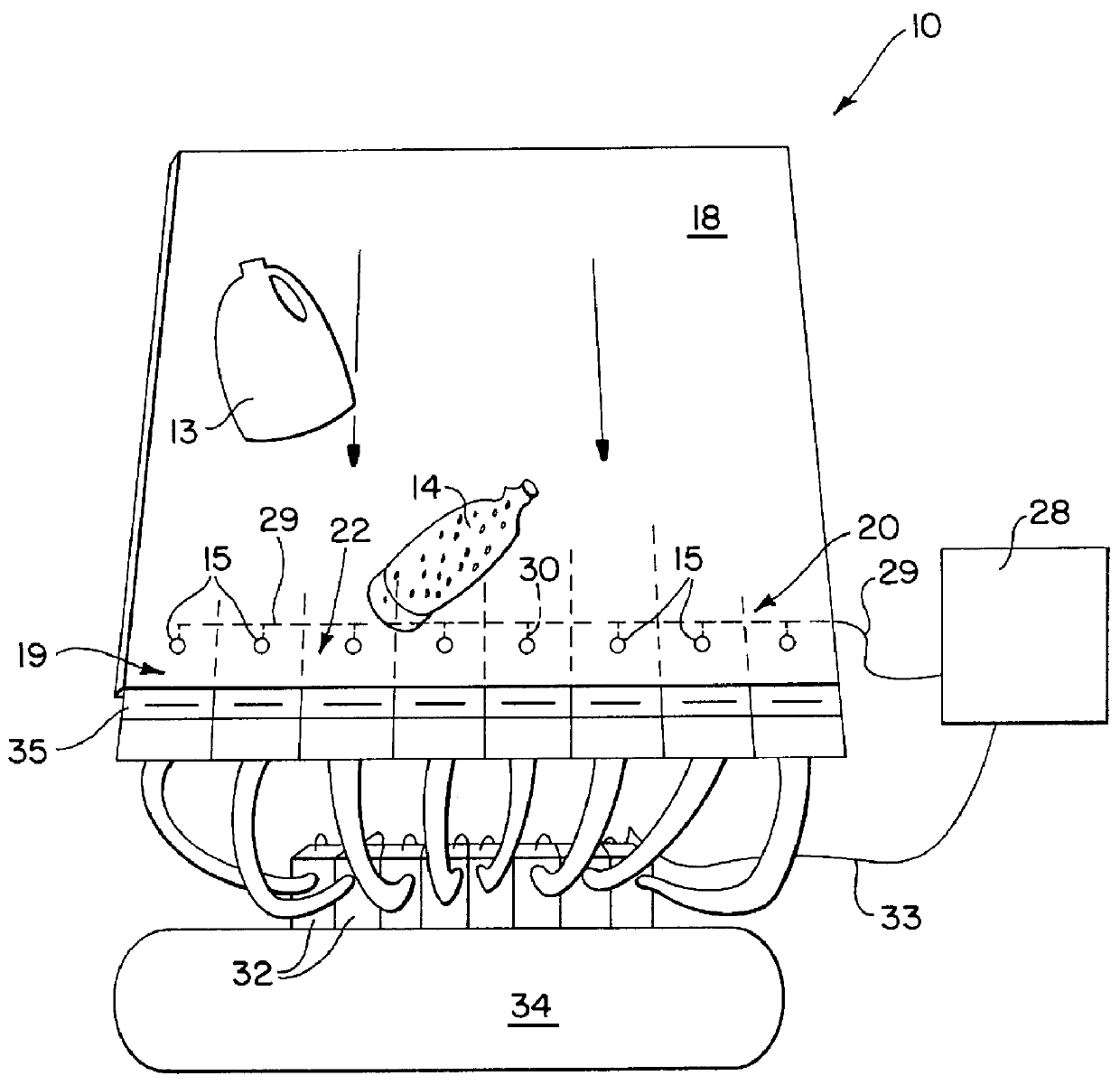 Method and apparatus for sorting materials using electromagnetic sensing