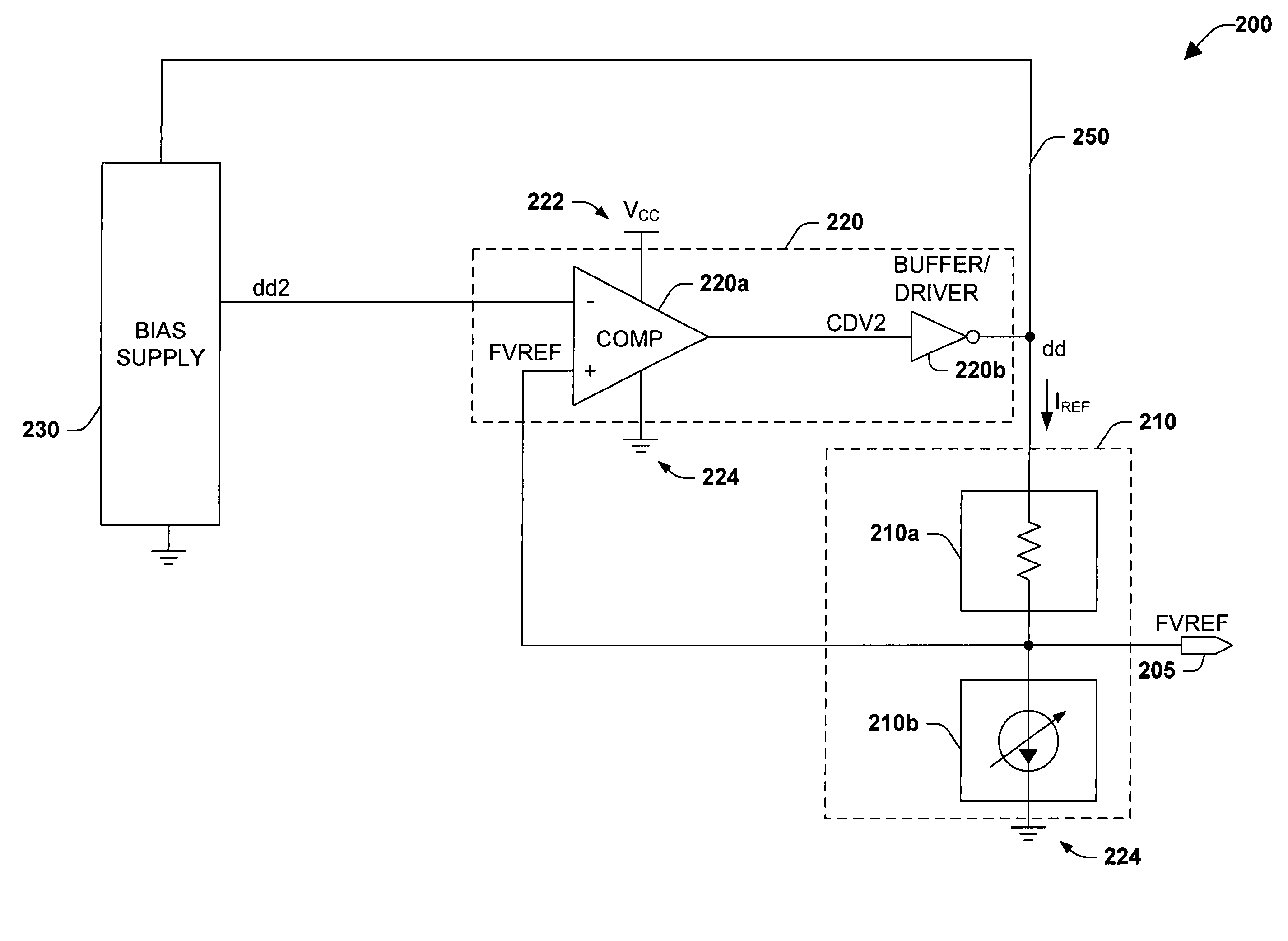 Method to provide a higher reference voltage at a lower power supply in flash memory devices