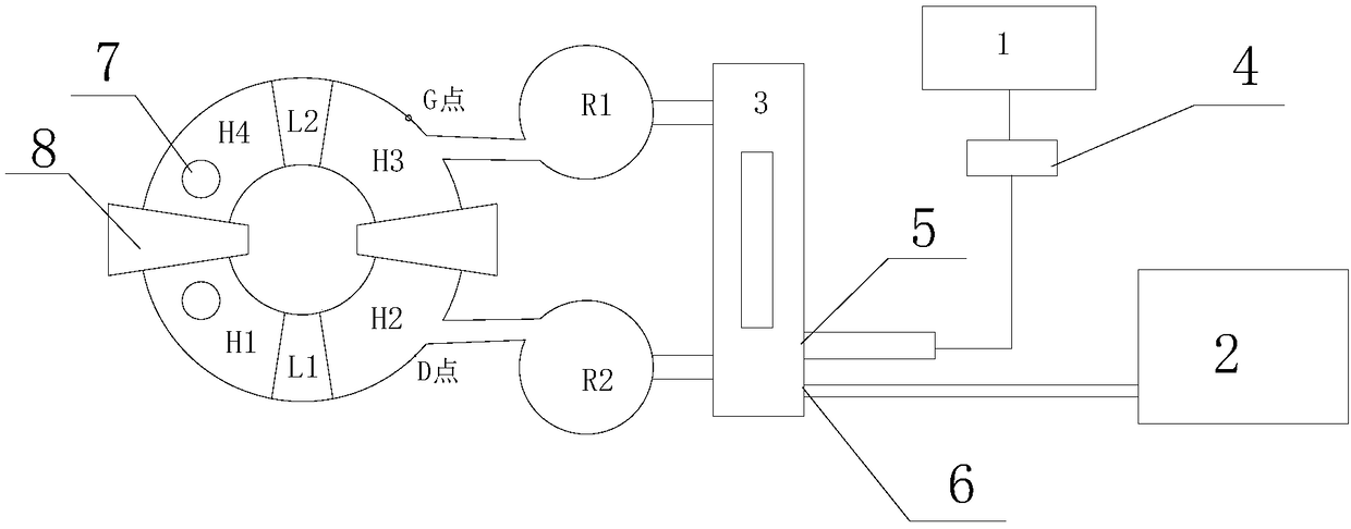 Straight-axis turntable turbo-cylinder engine