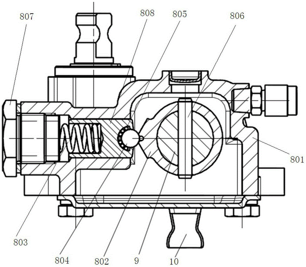 Vehicle transmission operating control device