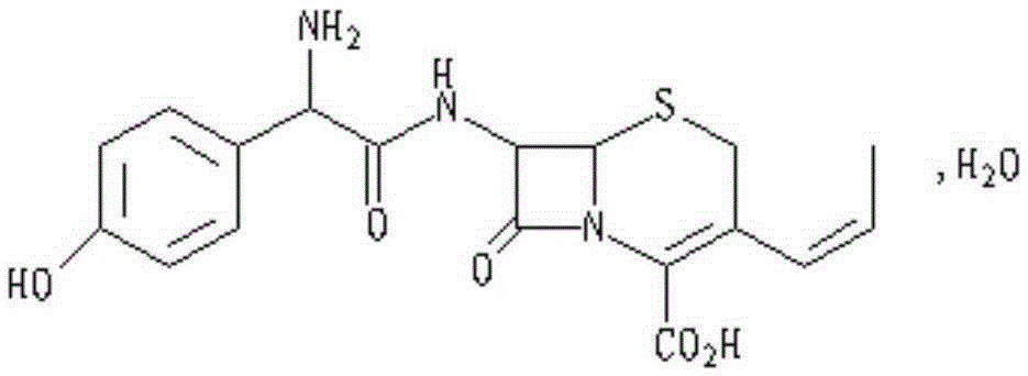 A kind of cefprozil compound, its dispersible tablet, dry suspension and preparation method