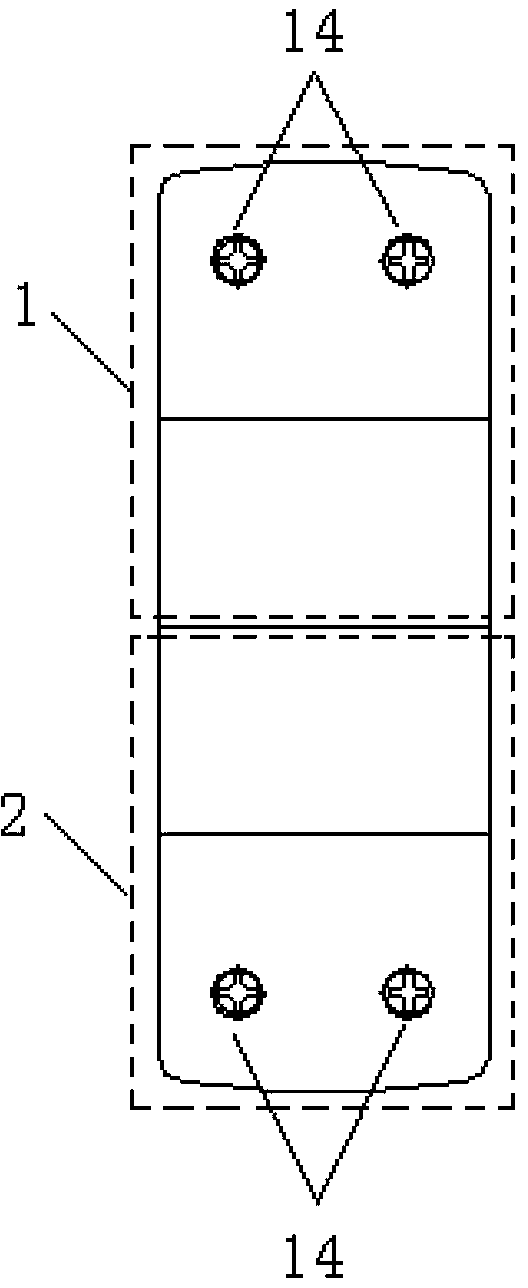 Thermocouple cold junction compensation type combined socket connector