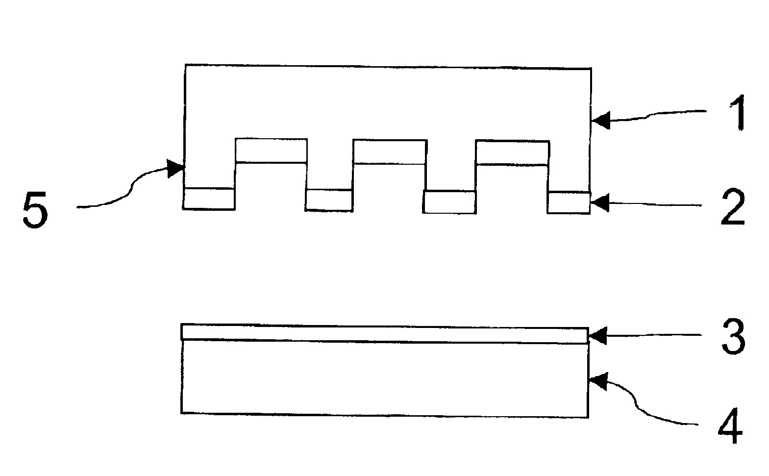 Transfer of patterned metal by cold-welding