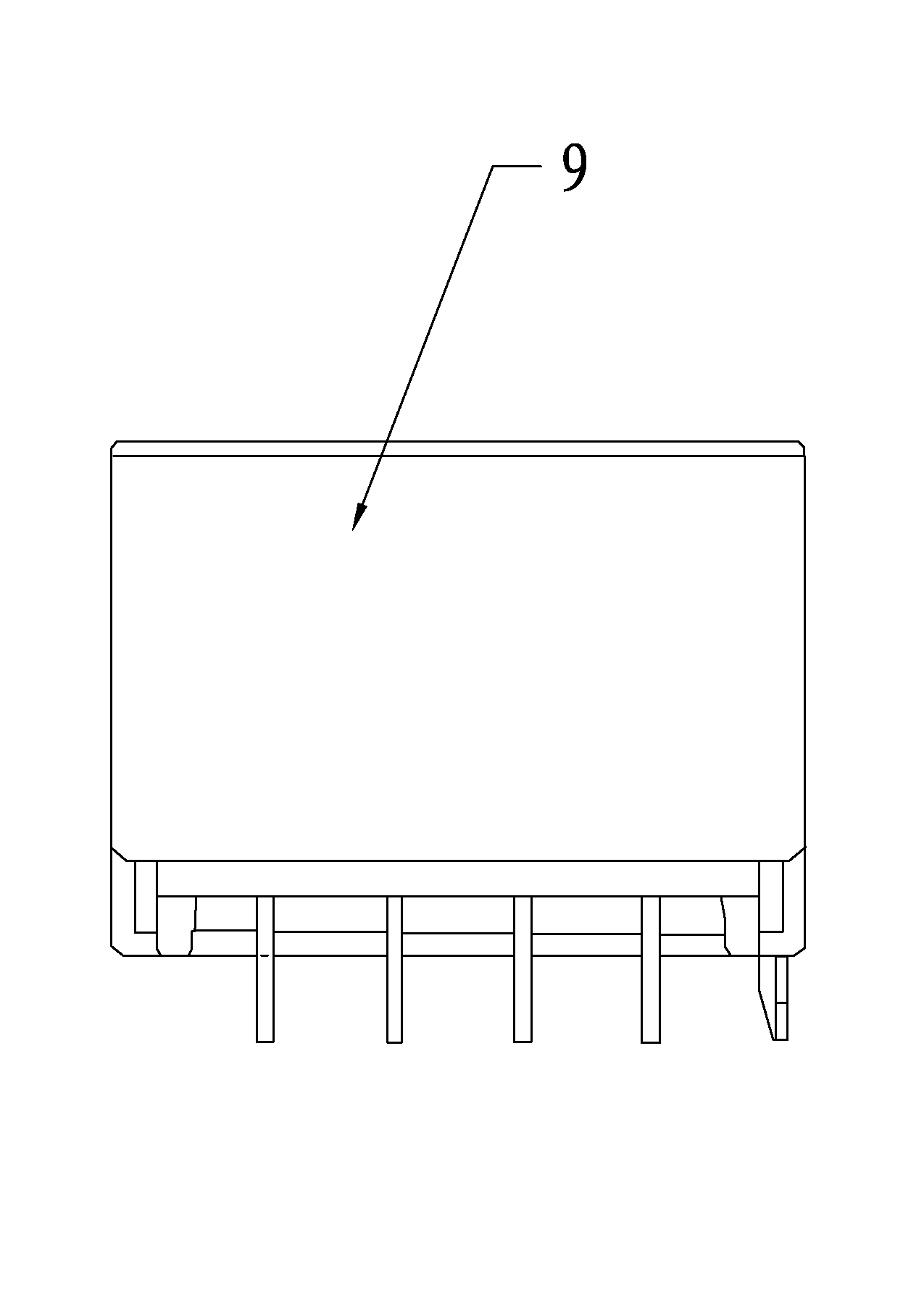 Ultrathin high-frequency magnetic core transformer and production process thereof