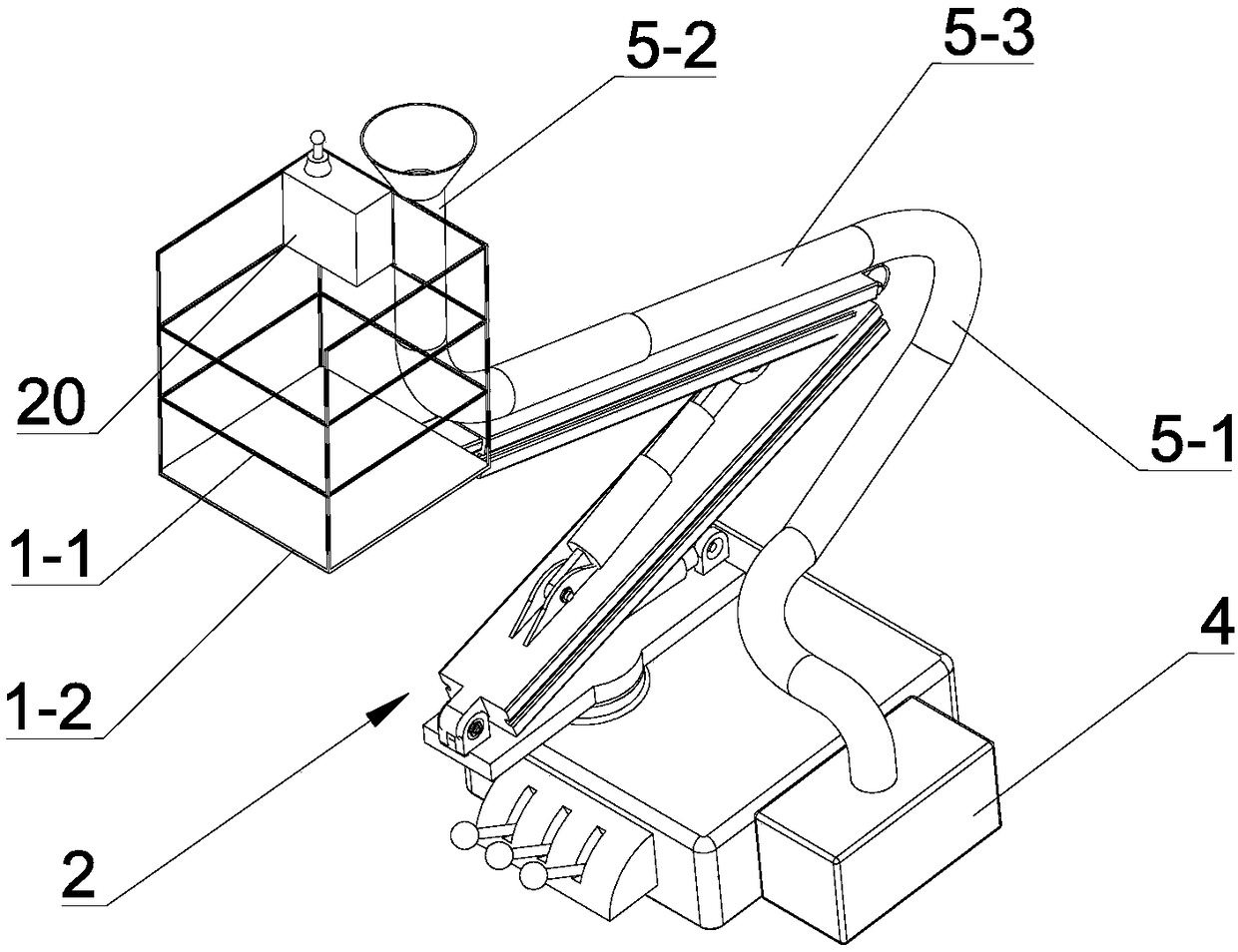 Self-propelled auxiliary fruit picker for mountainous region