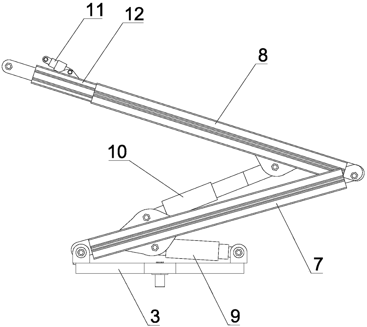 Self-propelled auxiliary fruit picker for mountainous region